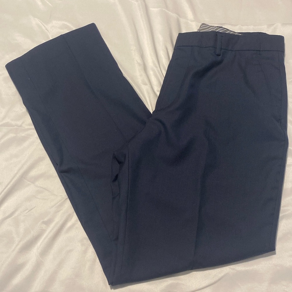 Banana Republic tailored navy blue dress pants